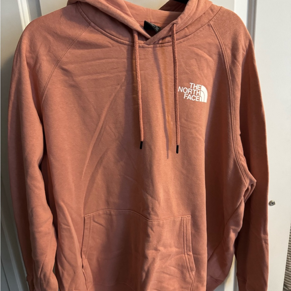 The North Face Pullover Hoodie in peach
